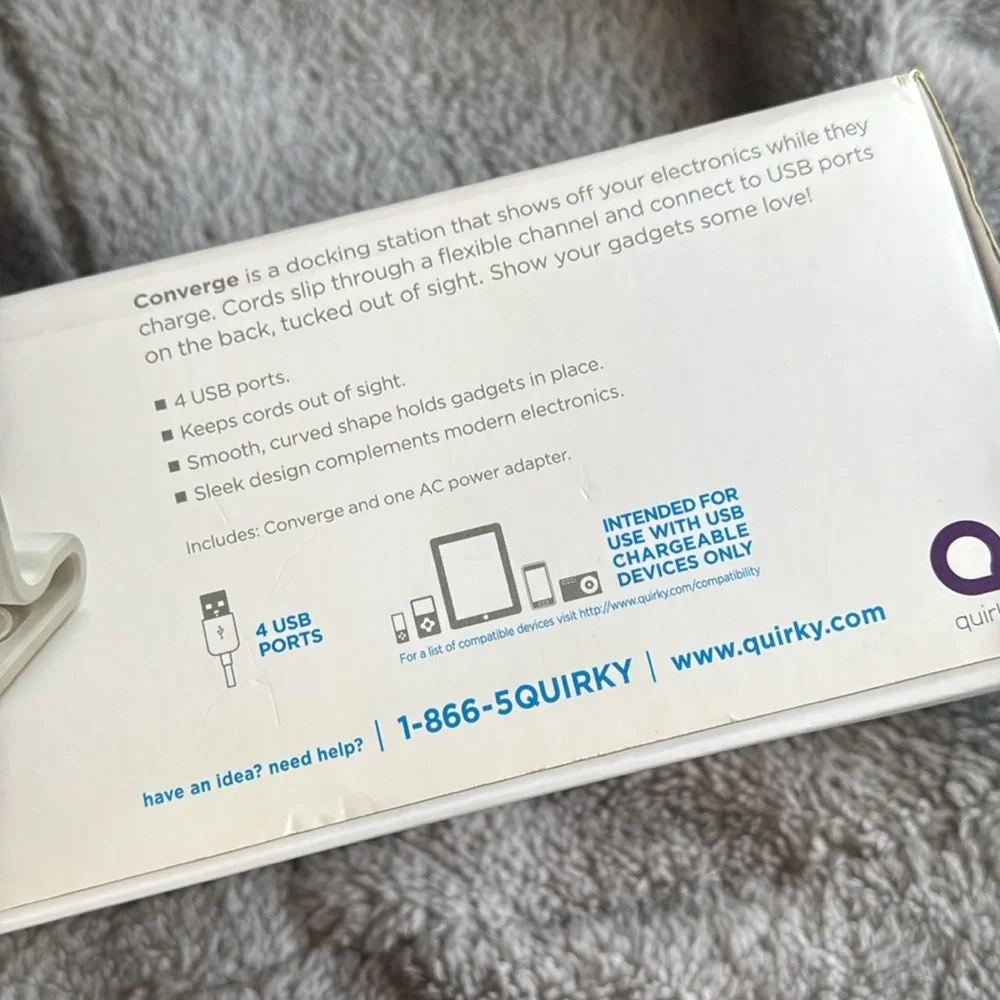 NEW! Quirky Converge Rest & Recharge Docking Station